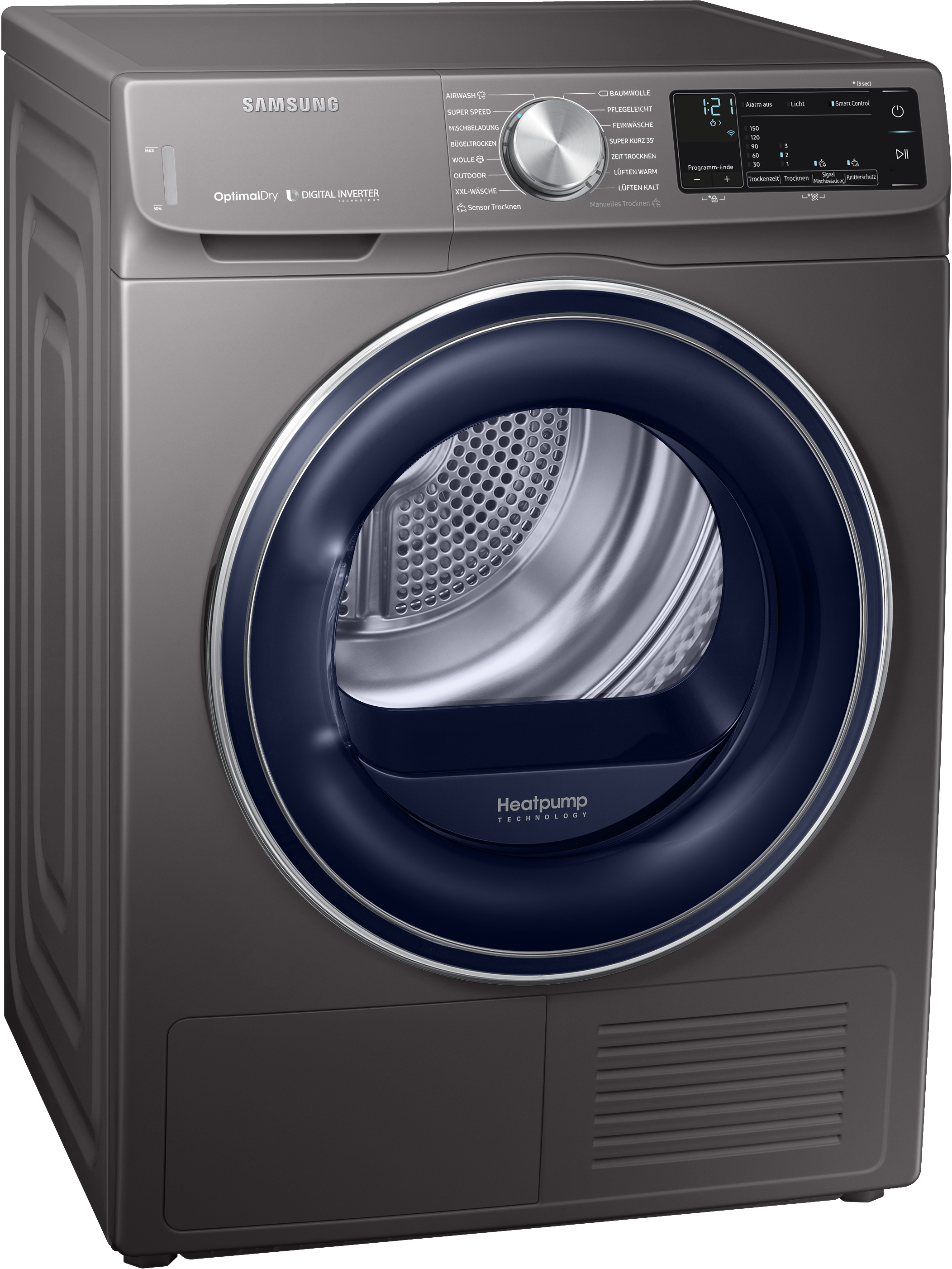 SAMSUNG DV8AN62532X Wärmepumpentrockner (8 kg, A+++, Inox)