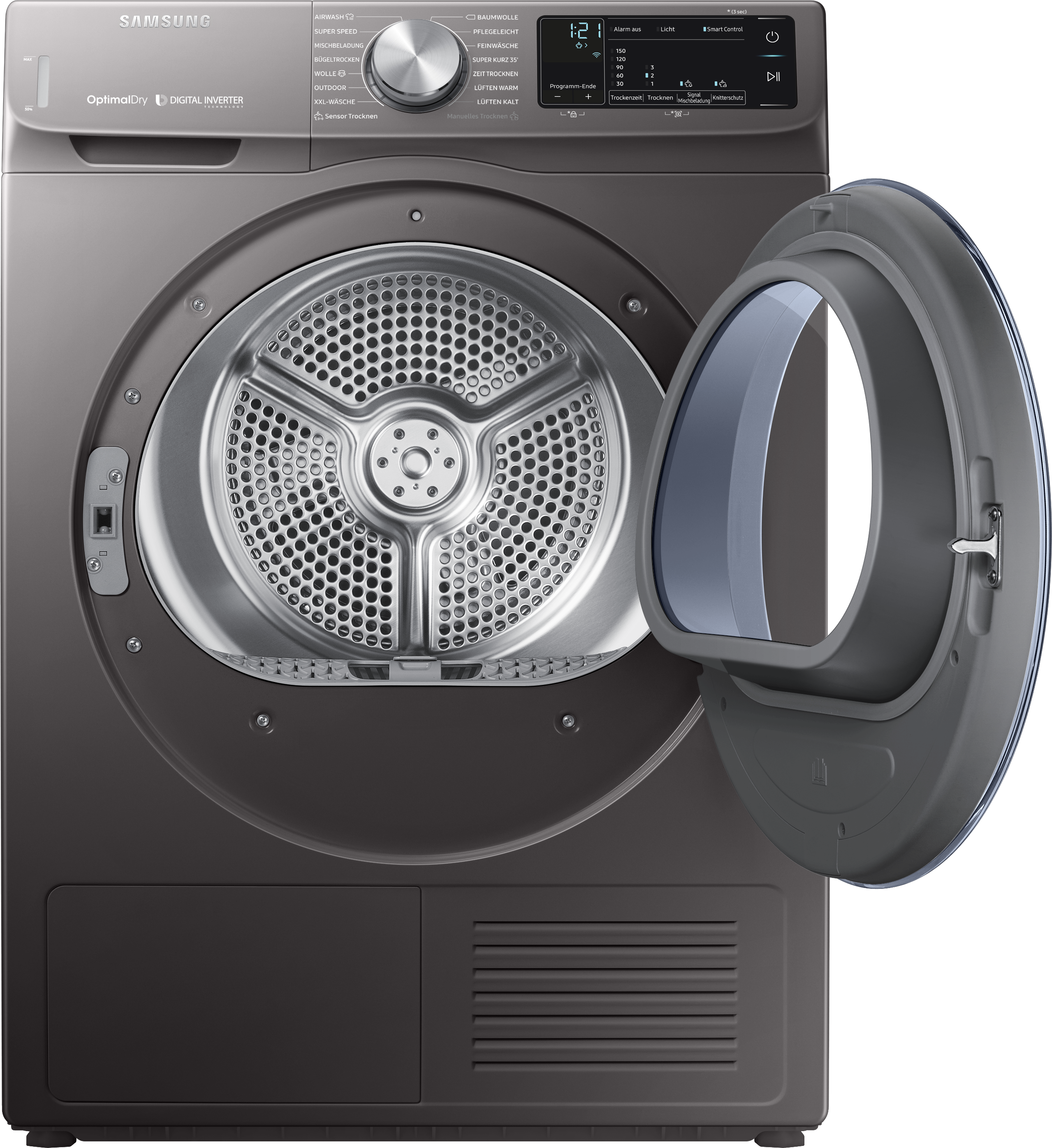 SAMSUNG DV8AN62532X Wärmepumpentrockner (8 kg, A+++, Inox)