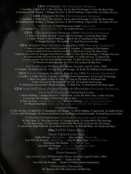 In Edition) It + Ultimate Remaster) Whitesnake Video) (2019 (CD DVD Slide (The - -