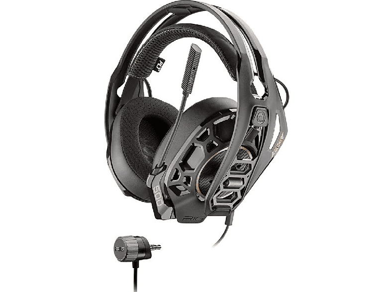 Auriculares gaming - Plantronics Rig 500 Pro (Ed. Limitada Nacon), Para PS4, RIG Game Audio Dial, Gris