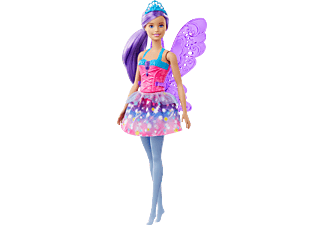 BARBIE Dreamtopia Fee (lila Haare) Puppe mit Flügeln Mehrfarbig
