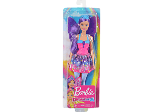 BARBIE Dreamtopia Fee (lila Haare) Puppe mit Flügeln Mehrfarbig