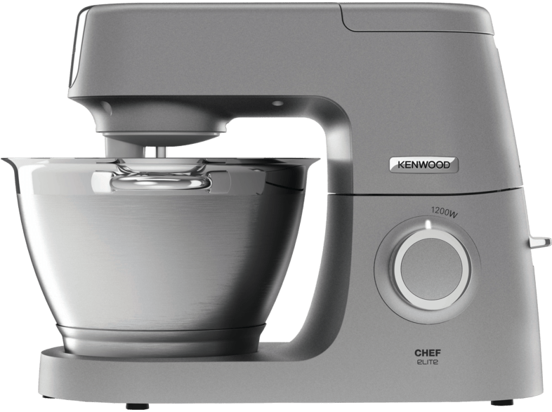 KENWOOD KVC 5401 S Elite Pro Chef Set Küchenmaschine Silber (Rührschüsselkapazität: 4,6 l, 1200 Watt)