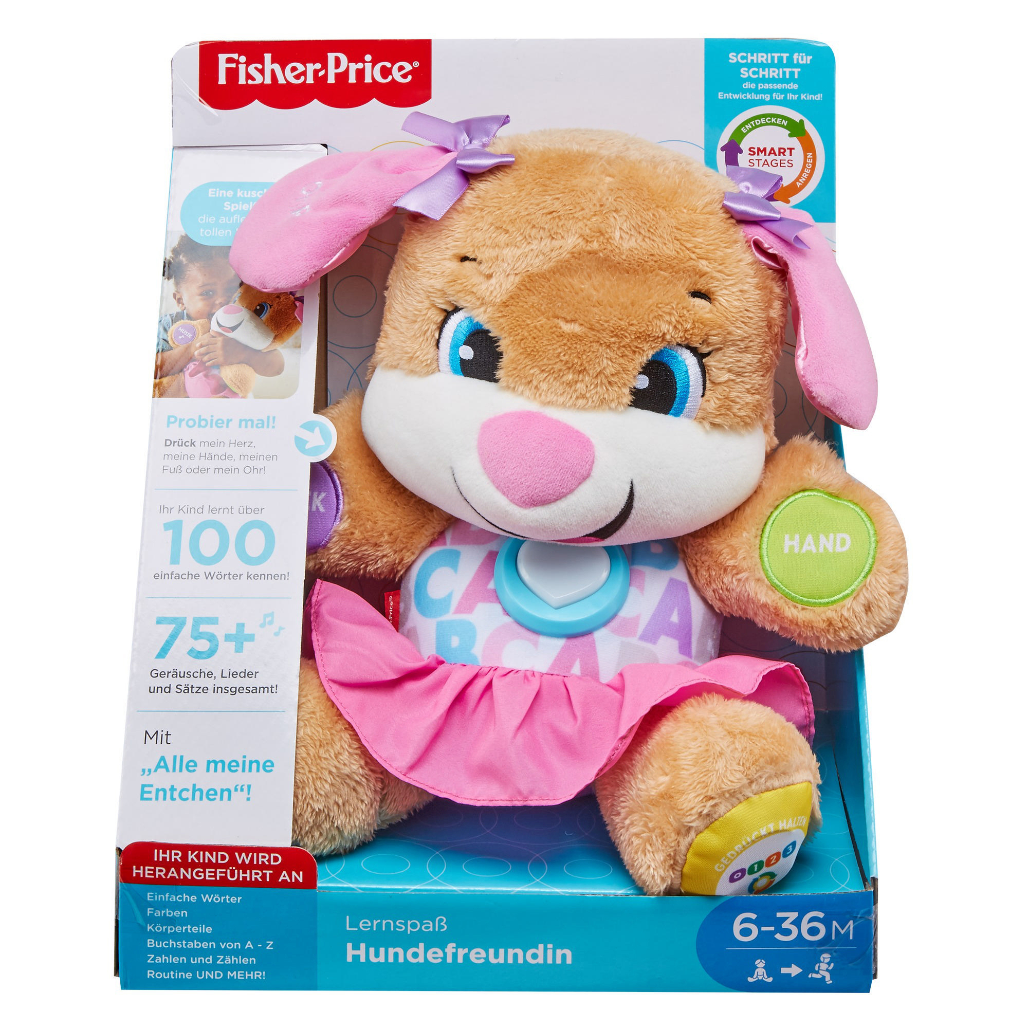 FISHER PRICE Lernspaß Hundefreundin Babyspielzeug Mehrfarbig
