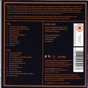 Rückseite einer Rolling Stones DVD mit Titellisten und Text.