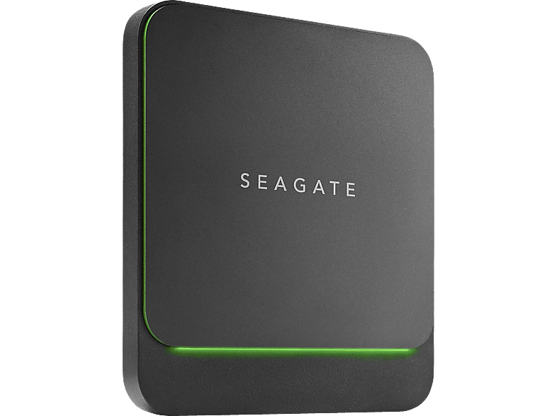 SEAGATE BarraCuda Fast SSD Festplatte, 500 GB SSD, extern, Schwarz | Externe USB SSD
