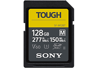 SONY SFM128T Tough UHS-II - SDXC-Cartes mémoire  (128 GB, 277 MB/s, Noir)