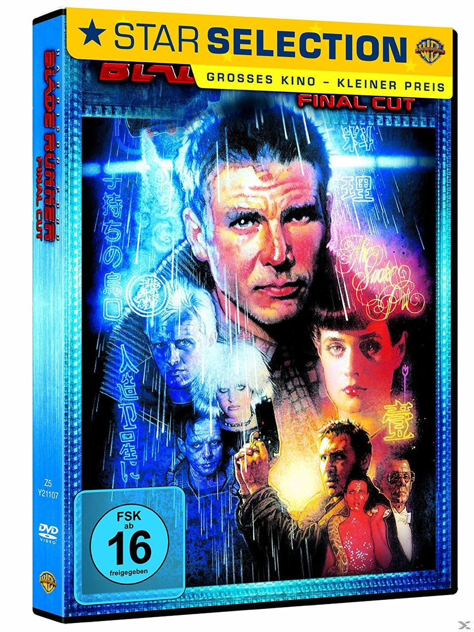 Blade Runner Final Cut DVD-Hülle mit Harrison Fords Bild.