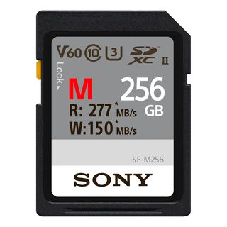 SONY SFG2M - SDXC-Cartes mémoire  (256 GB, 277 MB/s, Noir)