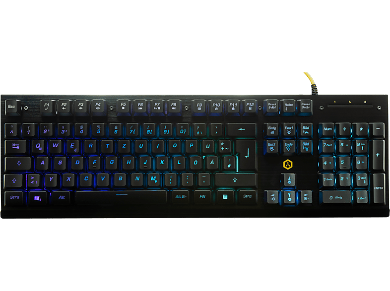 IGK-3000-DE, Rubberdome, Schwarz Tastatur, ISY kabelgebunden, Gaming