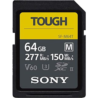 SONY SF-M64T - SDXC-Speicherkarte  (64 GB, 277 MB/s, Schwarz)