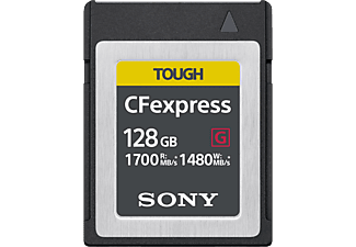 SONY Type B 1700MB/S - CFexpress-Carte mémoire  (128 GB, 1700 MB/s, Noir)