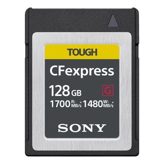 SONY CFexpress Type B 1700MB/S - CFexpress-Speicherkarte  (128 GB, 1700 MB/s, Schwarz)