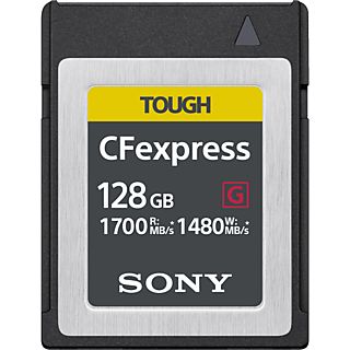 SONY Type B 1700MB/S - CFexpress-Carte mémoire  (128 GB, 1700 MB/s, Noir)