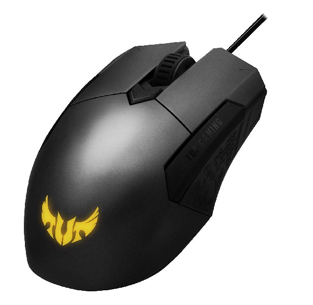 Ratón gaming - ASUS TUF M5, 6200 DPI, USB, Óptico, 220 PPS, Aura Sync, Interruptores Omron®, Negro