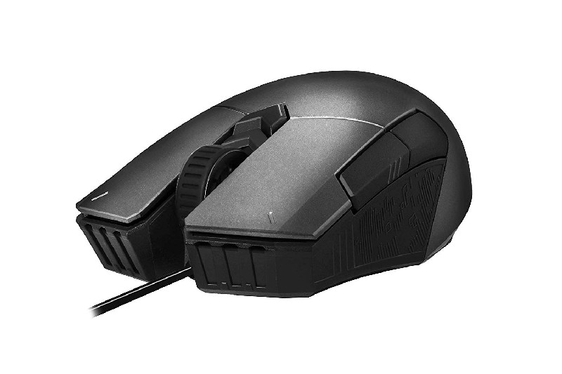 Ratón gaming - ASUS TUF M5, 6200 DPI, USB, Óptico, 220 PPS, Aura Sync, Interruptores Omron®, Negro