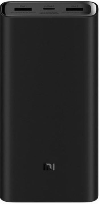 Powerbank - Xiaomi Mi Powerbank 3 PRO, 20000 mAh, 2 USB, USB Tipo C, Negro