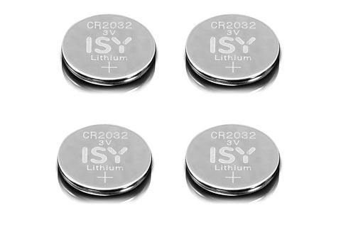 Pilas  ISY IBA 2032 CR2032, 3V, Litio, 4-pack de pilas de botón