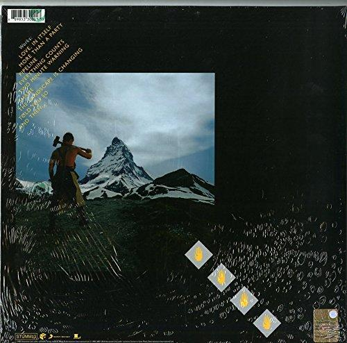 Album borító hegyi jelenettel és dalszöveggel. Az album műanyag csomagolásban van.