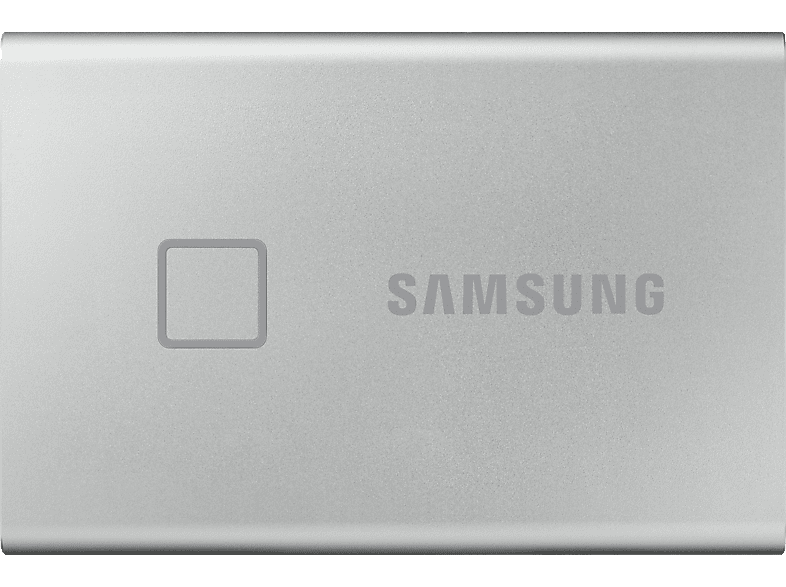 SAMSUNG Portable SSD T7 Touch Festplatte, 1 TB SSD, extern, Silber