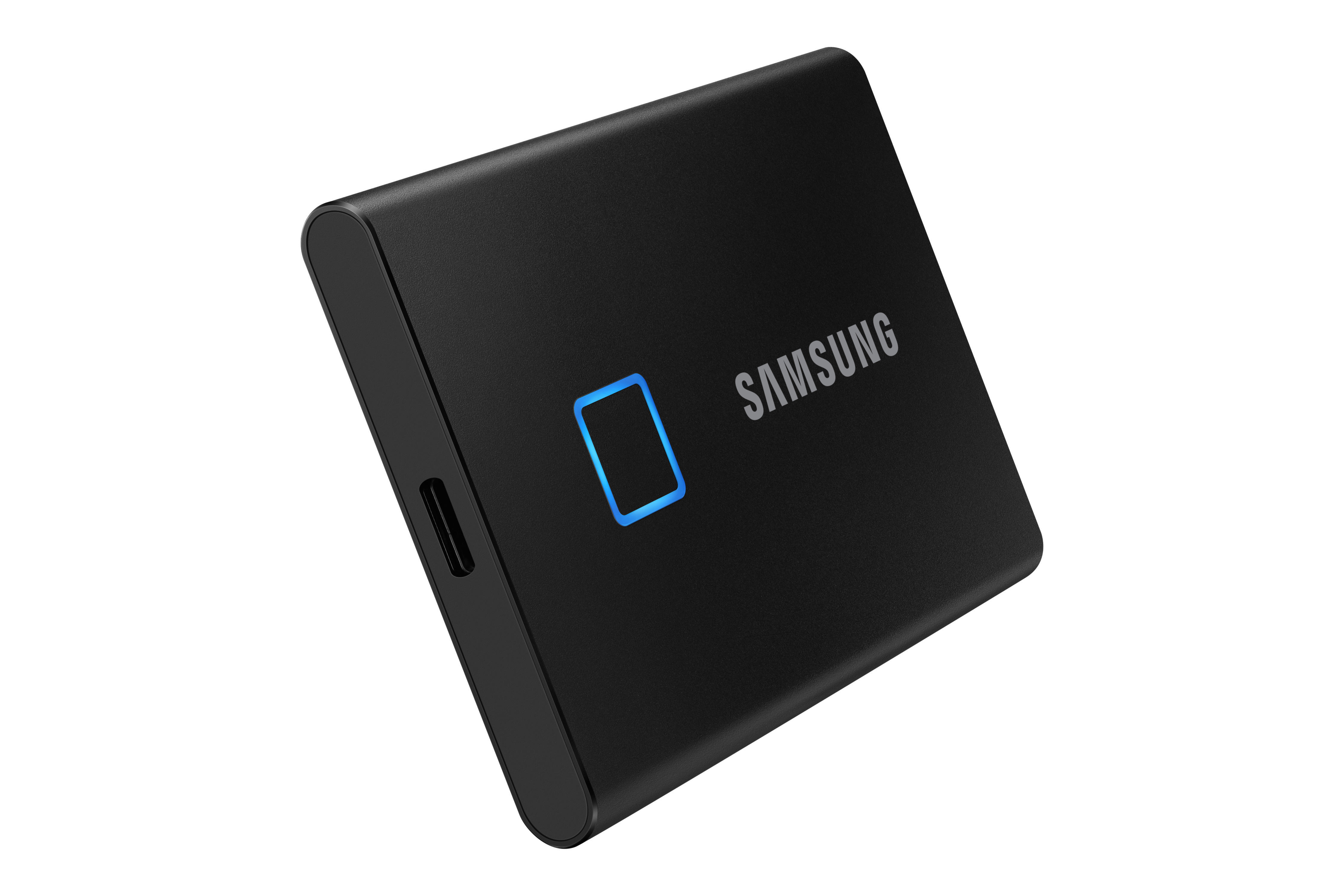 SAMSUNG Portable SSD T7 Touch Festplatte, 500 GB SSD, extern, Schwarz