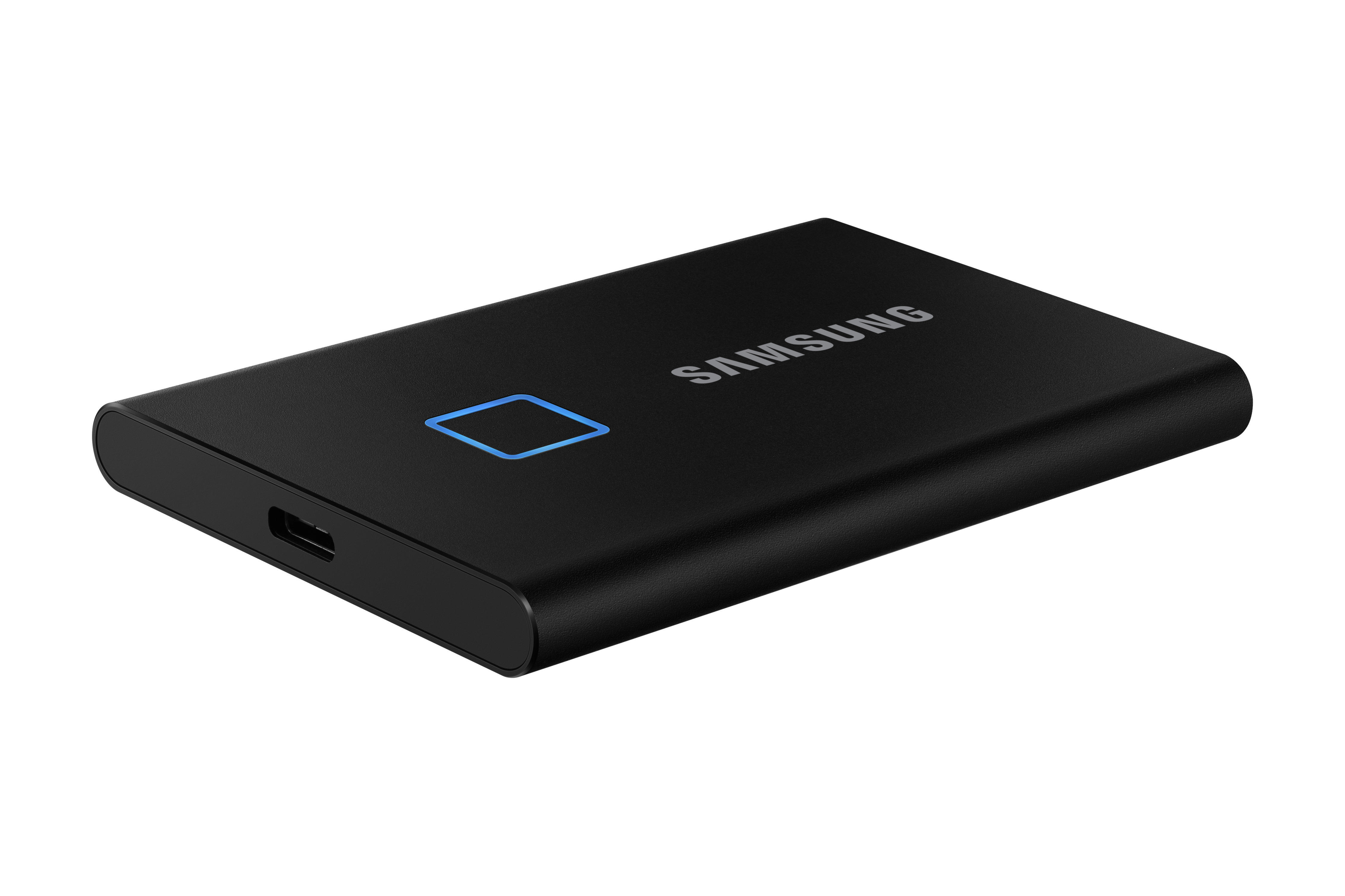 SAMSUNG Portable SSD T7 Touch Festplatte, 500 GB SSD, extern, Schwarz