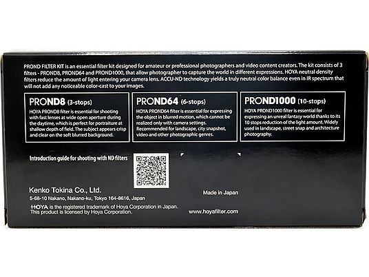 HOYA PROND Filter Kit 52mm - Kit filtro (Nero)