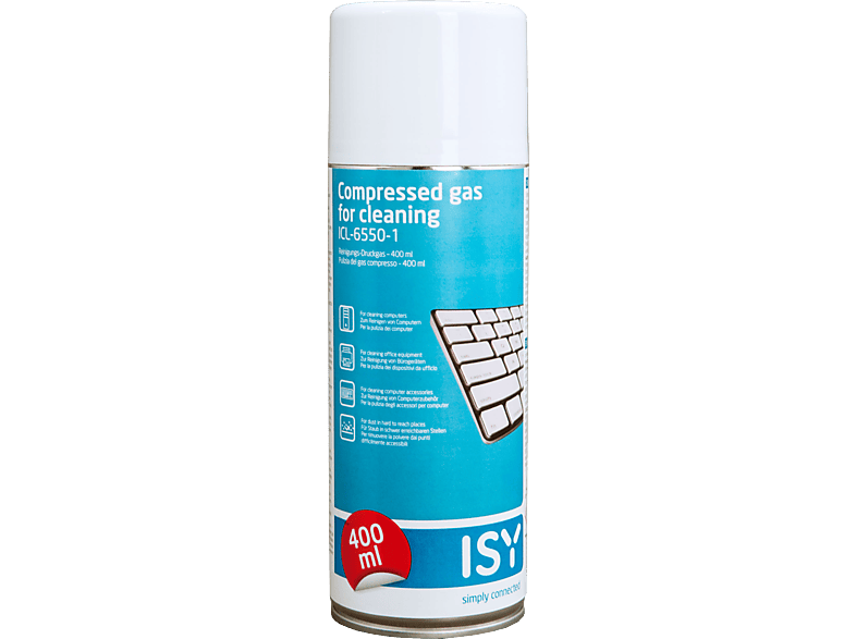 ISY ICL-6550-1 (400ml) - Druckgasreiniger (Blau)