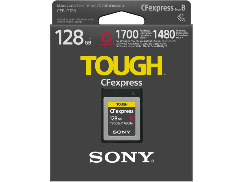 Sony Cfexpress B Tipusu 128gb Memoriakartya Cebg128 Media Markt Online Vasarlas