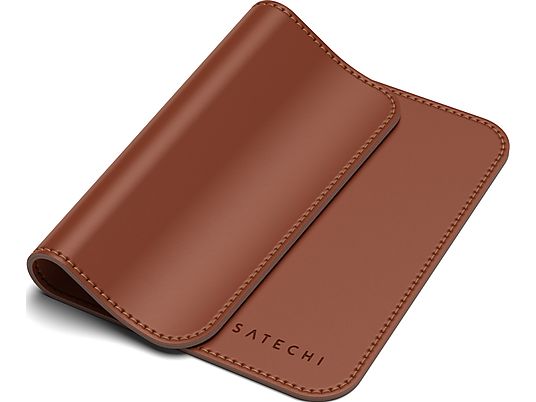 SATECHI Eco Leather - Tappetino per mouse (Marrone)