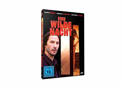 DVD-Hülle mit einem Mann in einem schwarzen Hemd und einer Frau im Türrahmen.
