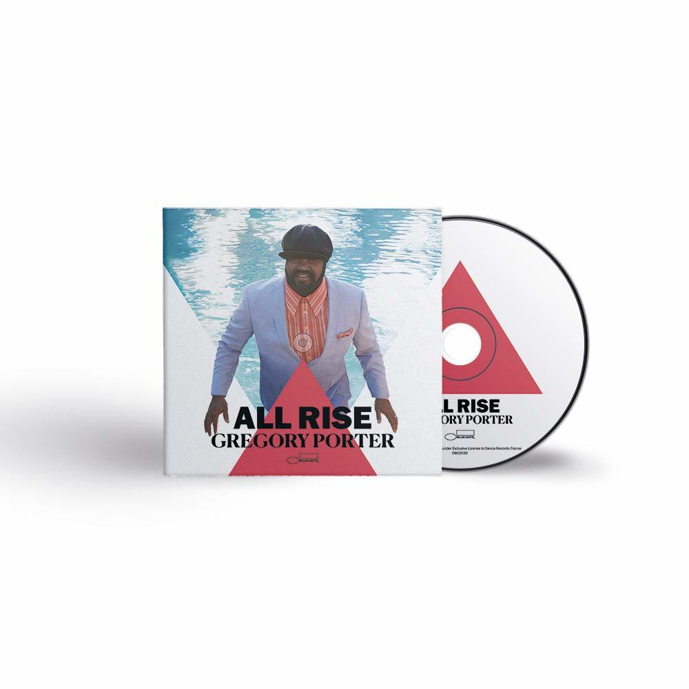CD-hoesje met een man op de cover. Er ligt een cd naast het hoesje.