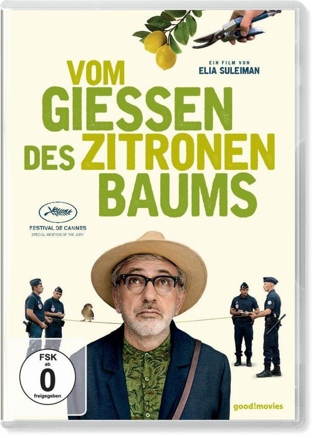 Deutscher Filmplakat, Mann mit Hut und Brille, Polizisten, Filmtitel.
