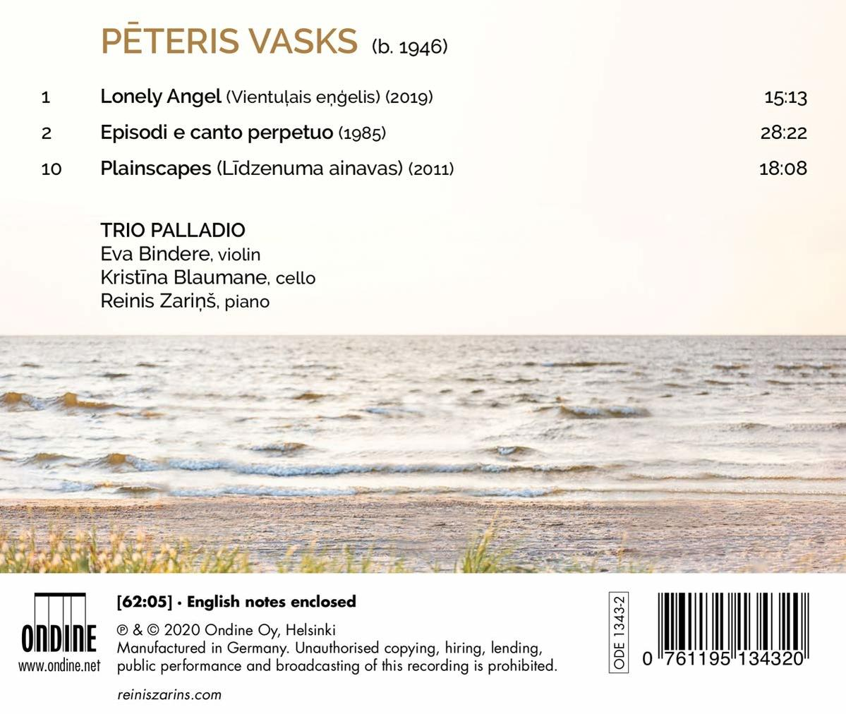 Trio Palladio - Works for Piano Trio  - (CD)