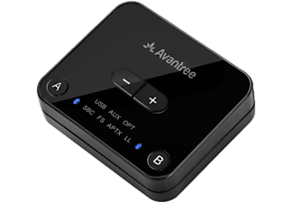 AVANTREE Audikast Plus - Émetteur audio Bluetooth (Noir)