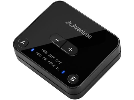 AVANTREE Audikast Plus - Bluetooth Audio Transmitter (Schwarz)