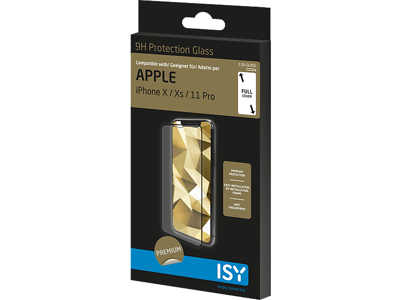 Thumbnail - ISY IPG-5009-2.5D Displayschutz (für Apple iPhone X, XS, 11 Pro)