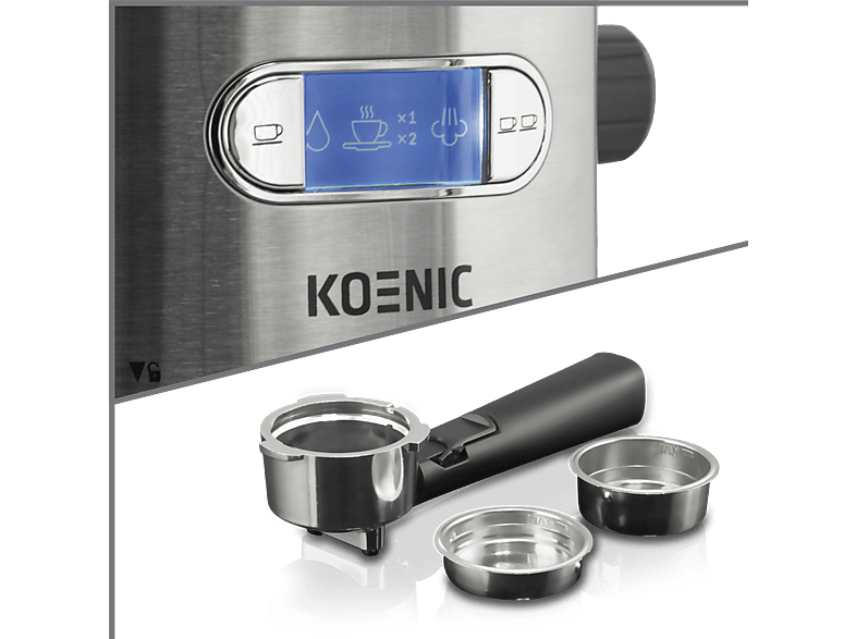 KOENIC KEM 2320 M Espressomaschine Schwarz