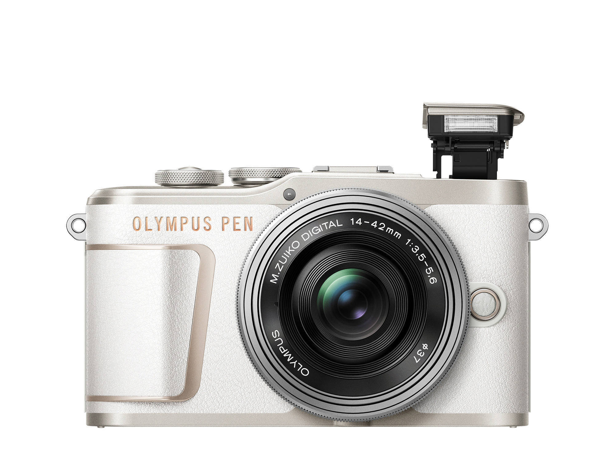 OLYMPUS PEN E-PL 10 Kit Systemkamera mit Objektiv 14-42mm, 7,6 cm Display Touchscreen, WLAN