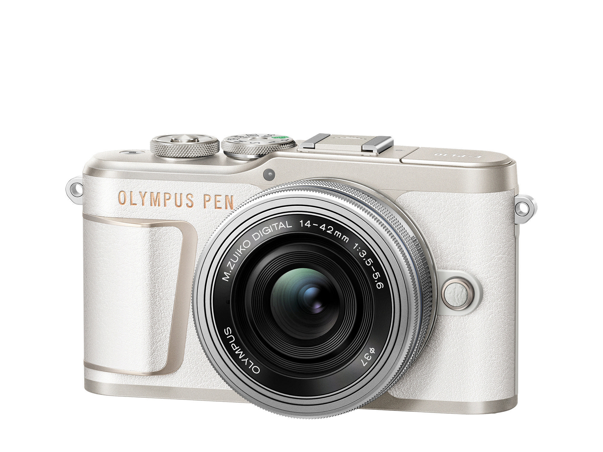 OLYMPUS PEN E-PL 10 Kit Systemkamera mit Objektiv 14-42mm, 7,6 cm Display Touchscreen, WLAN