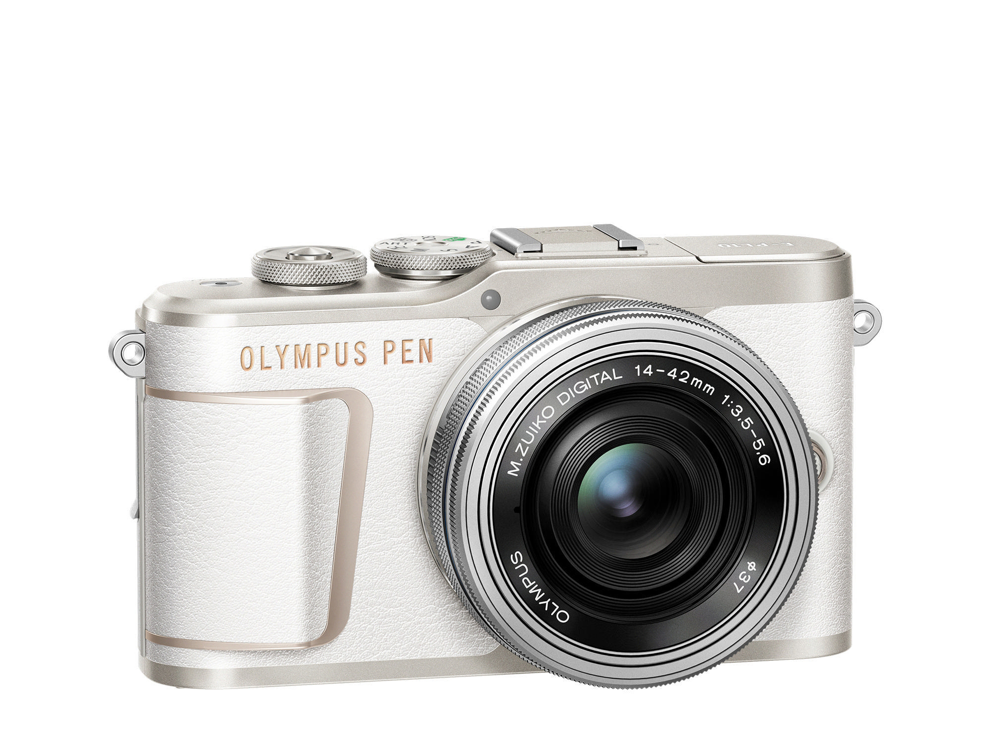 OLYMPUS PEN E-PL 10 Kit Systemkamera mit Objektiv 14-42mm, 7,6 cm Display Touchscreen, WLAN