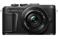 OLYMPUS PEN E-PL 10 Kit Systemkamera  mit Objektiv 14-42mm , 7,6 cm Display Touchscreen