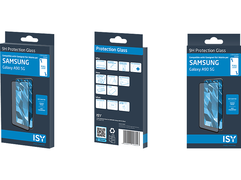 ISY IPG-5068-2.5D Displayschutz (für Samsung Galaxy A90 5G)