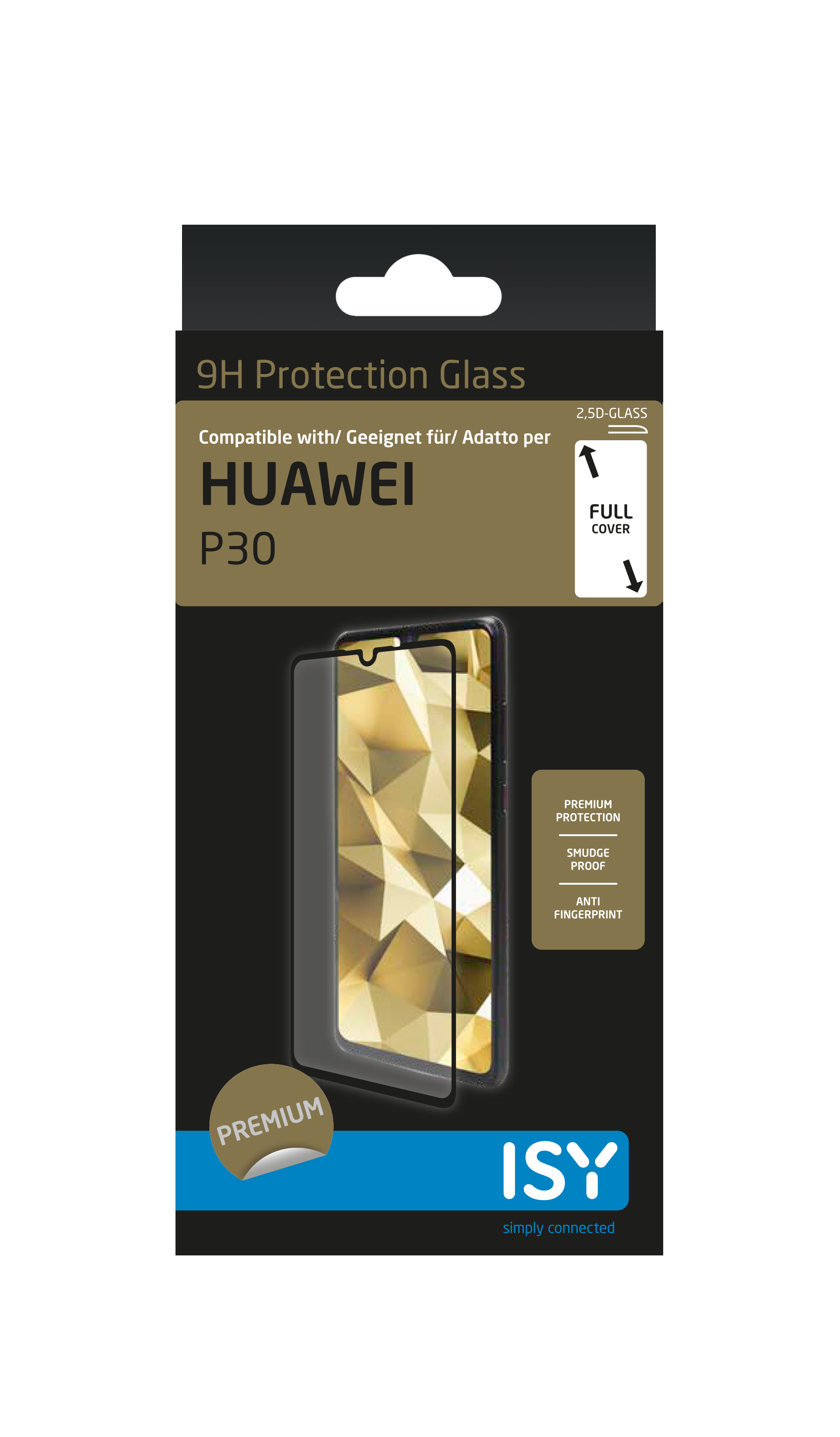 ISY IPG-5039-2.5D Displayschutz (für Huawei P20 Lite (2019))