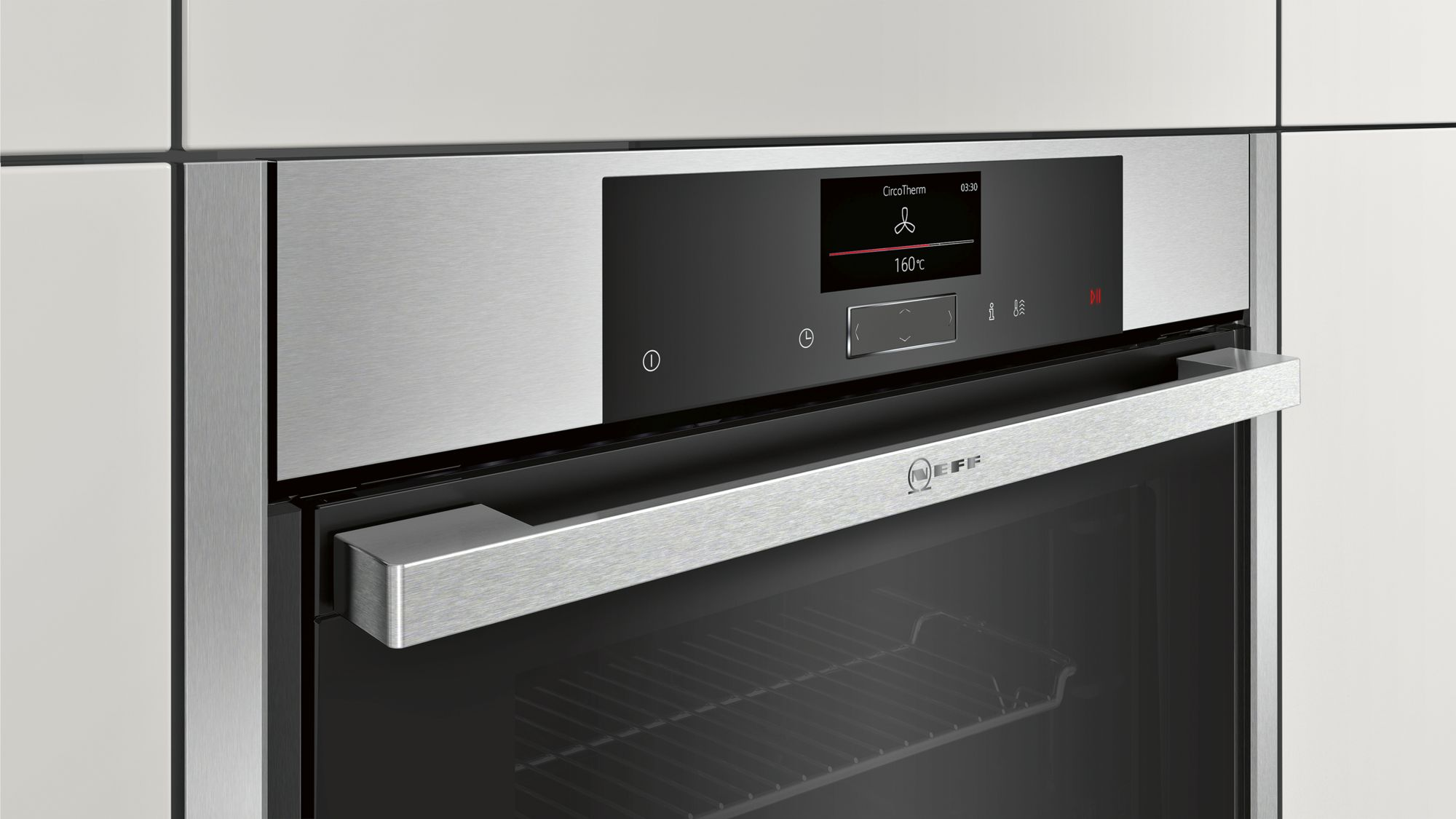 NEFF N 90 B55CS22N0, Backofen (Einbaugerät, 71 l, 596 mm breit), Slide&Hide