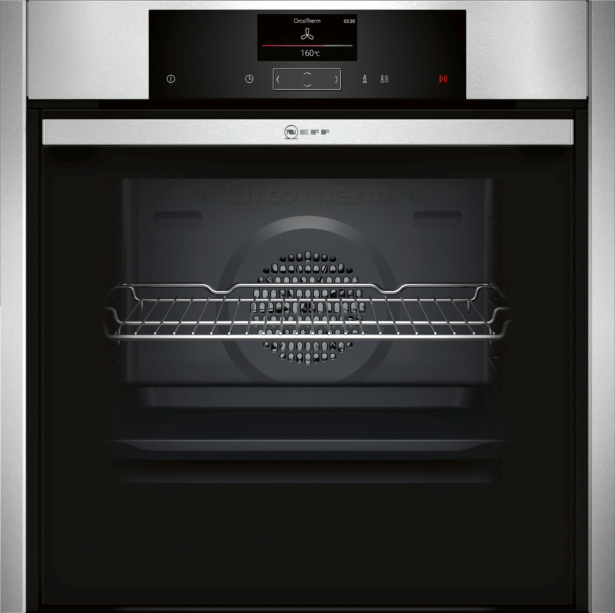 NEFF N 90 B55CS22N0, Backofen (Einbaugerät, 71 l, 596 mm breit), Slide&Hide