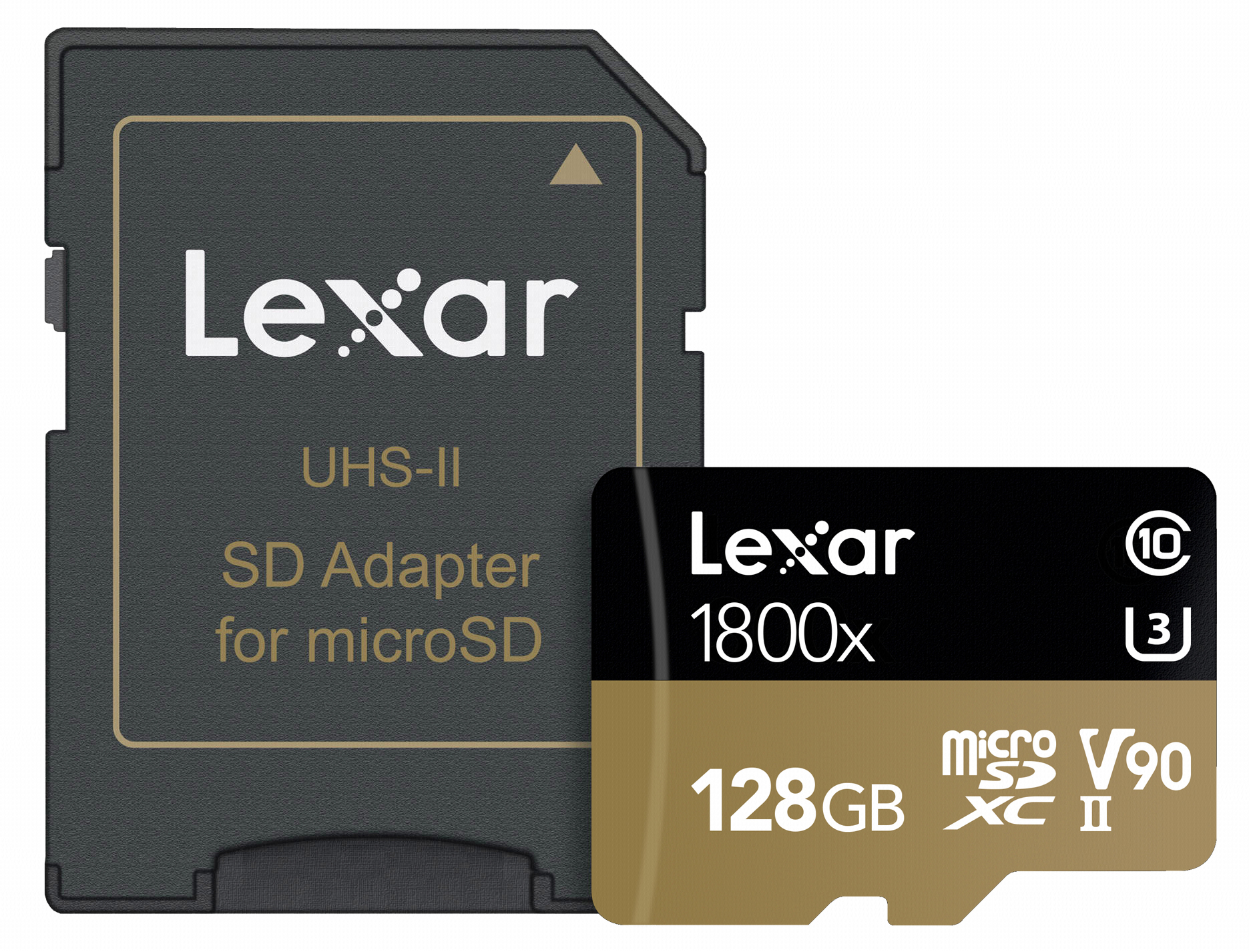 LEXAR microSDXC Card Professional 1800x UHS-II U3, Micro-SDXC Speicherkarte, 128 GB, 270 MB/s