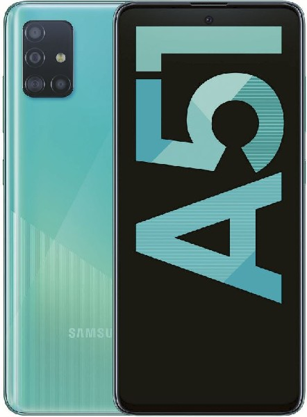 Móvil - Samsung Galaxy A51, Azul, 128 GB, 4 GB RAM, 6.5" Full HD+, Exynos9611, 4000 mAh, Android