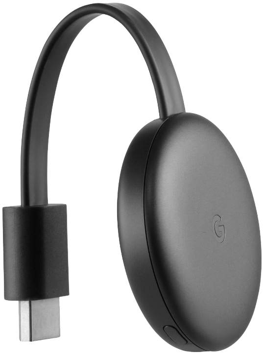 GOOGLE Chromecast - Mediaplayer (Schwarz)