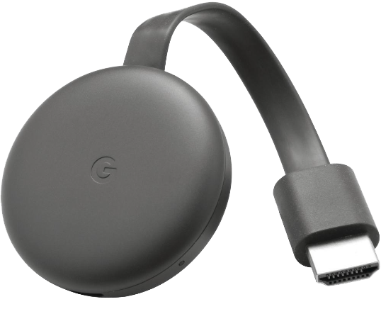 GOOGLE Chromecast - Mediaplayer (Schwarz)